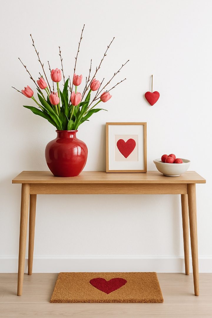 20 Valentines Entryway Ideas to Make Your Home Feel Warm and Romantic