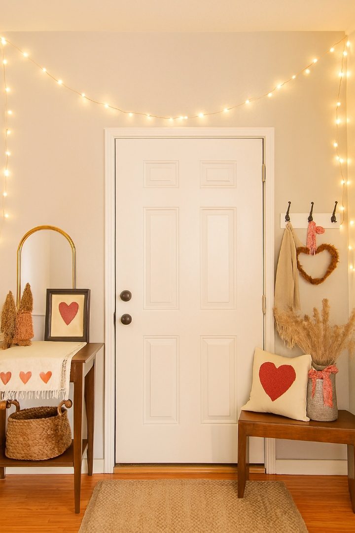 20 Valentines Entryway Ideas to Make Your Home Feel Warm and Romantic