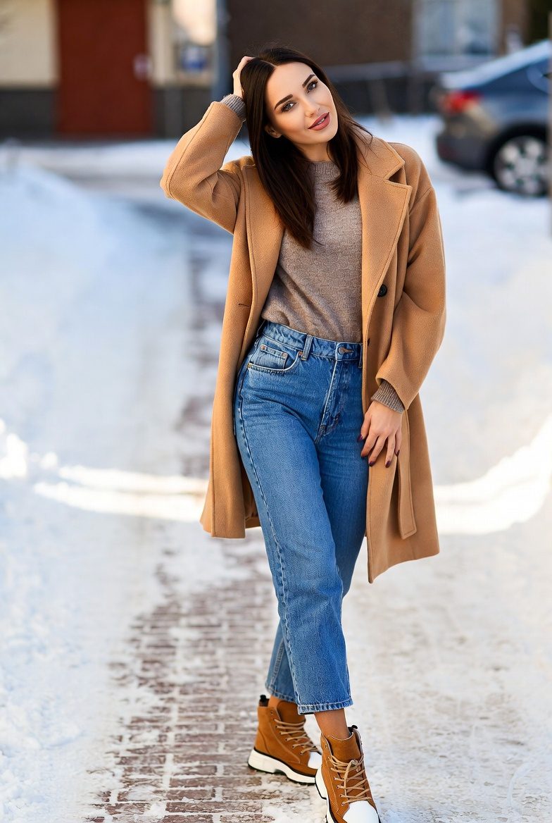 15 Chic Winter Denim Outfit Ideas for Women to Try This Season
