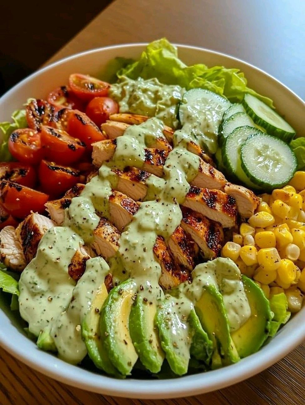 Grilled Chicken and Avocado Salad