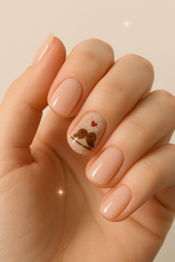 15 Love Bird Inspired Nail Ideas for a Romantic, Whimsical Look