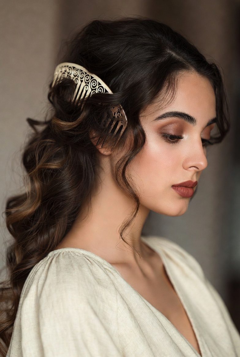 18 Boho Half-Up Valentine's Hair Ideas You'll Fall For