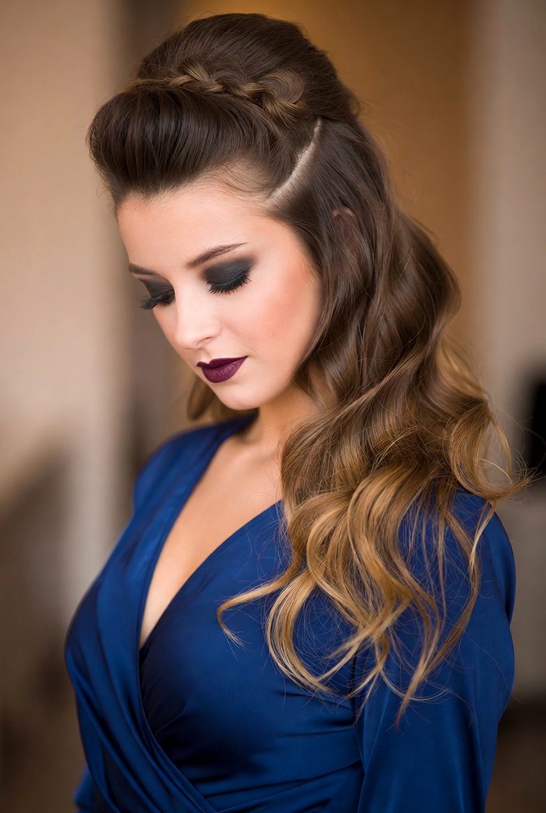 18 Boho Half-Up Valentine's Hair Ideas You'll Fall For