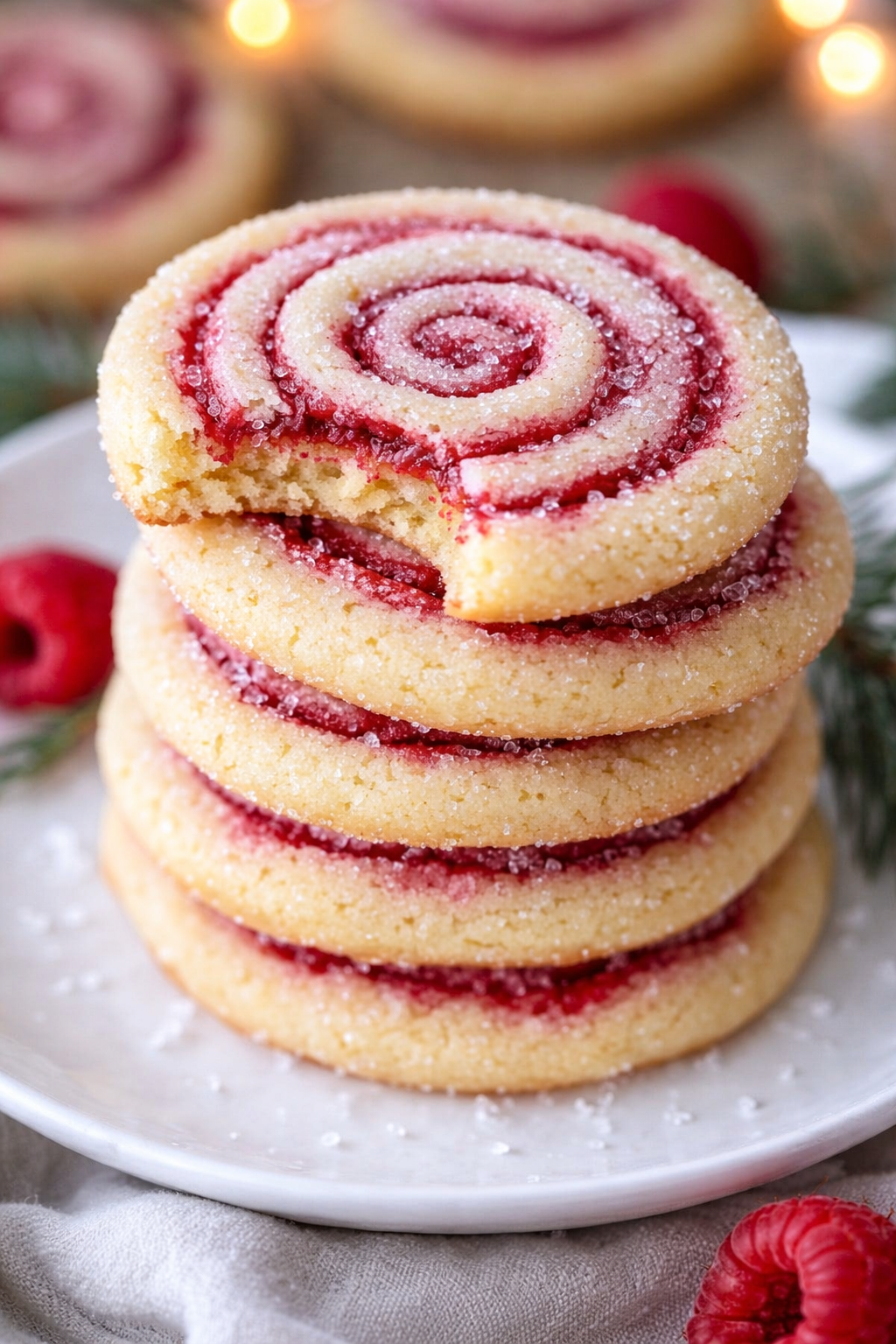 Raspberry Swirl Sugar Cookies (Buttery, Festive & Easy Slice-and-Bake)