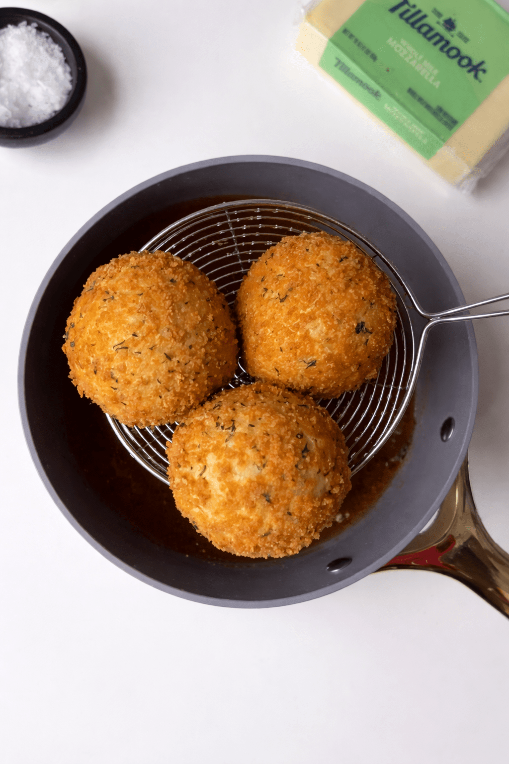Garlic Parmesan Cheese Balls (Crispy, Cheesy Potato Bites)