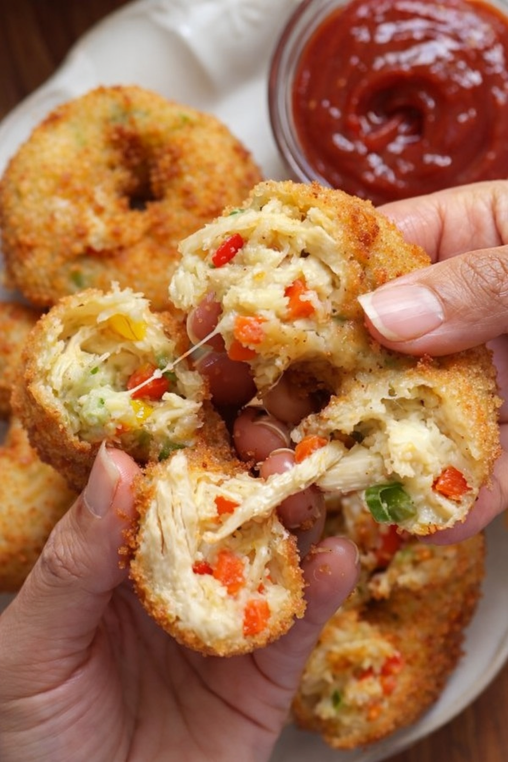 How to Potato and Chicken Doughnuts