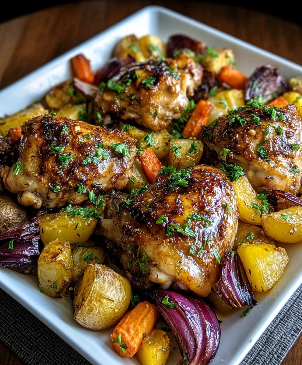 How to prepare One-Pan Roasted Chicken Dinner
