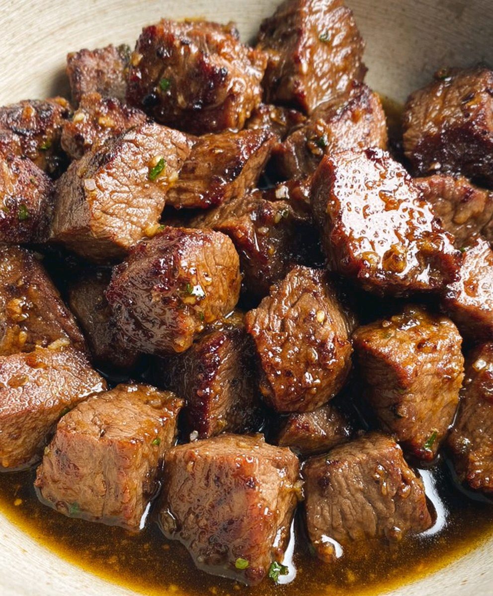 Garlic Butter Steak Bites recipe 