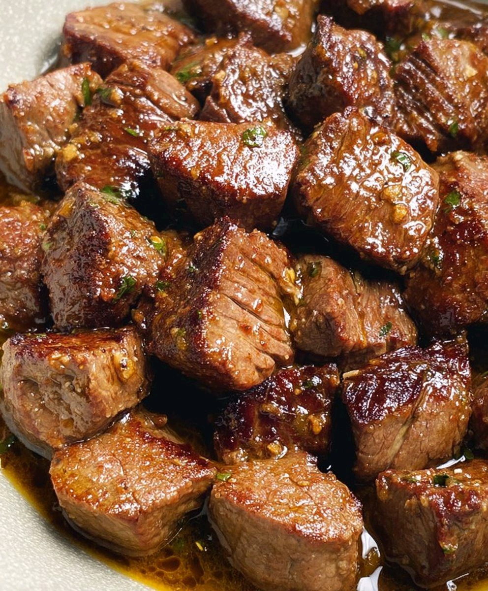 Garlic Butter Steak Bites (Juicy, Easy 15-Minute Steak Recipe)