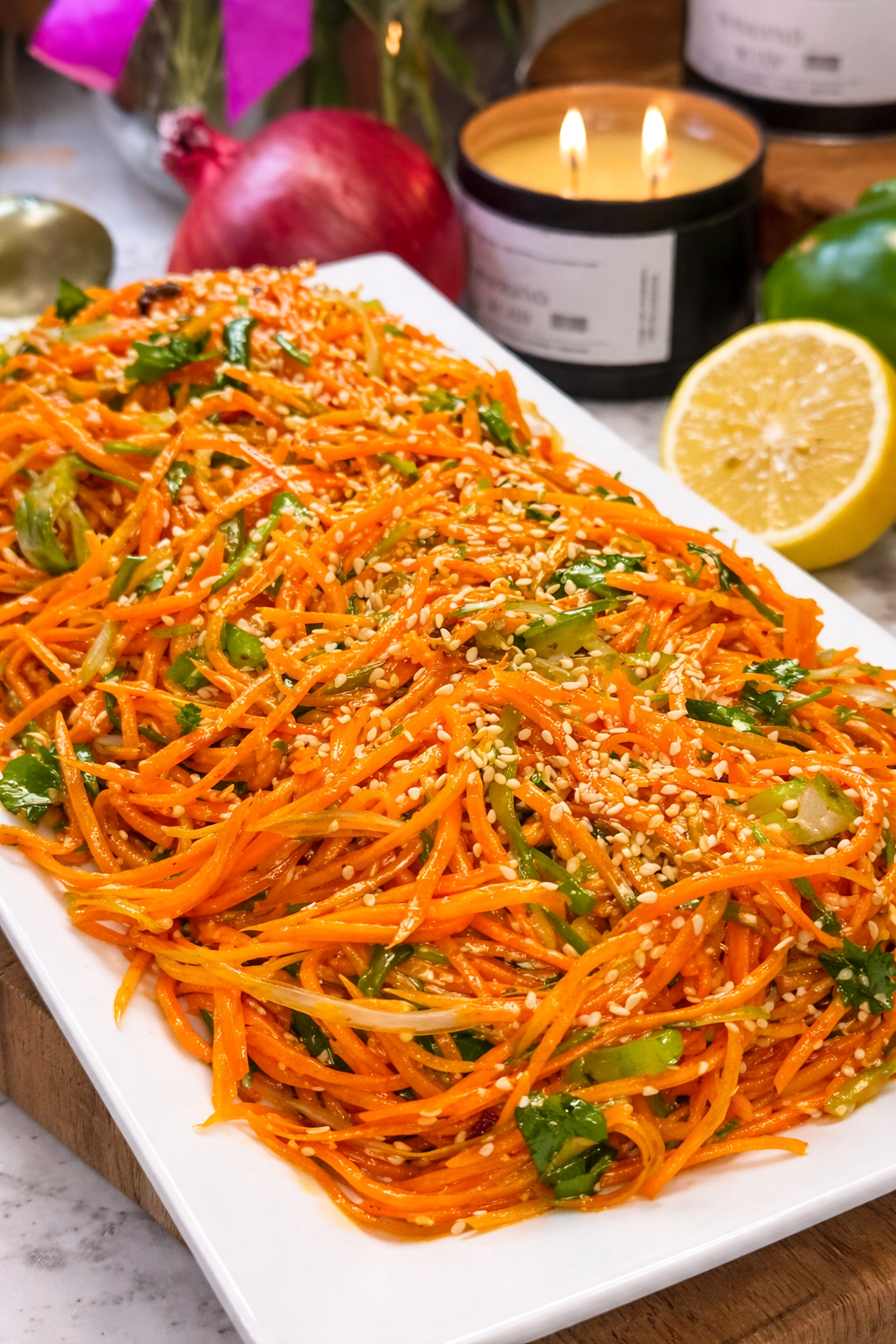 How to make Crunchy Sesame Carrot Salad