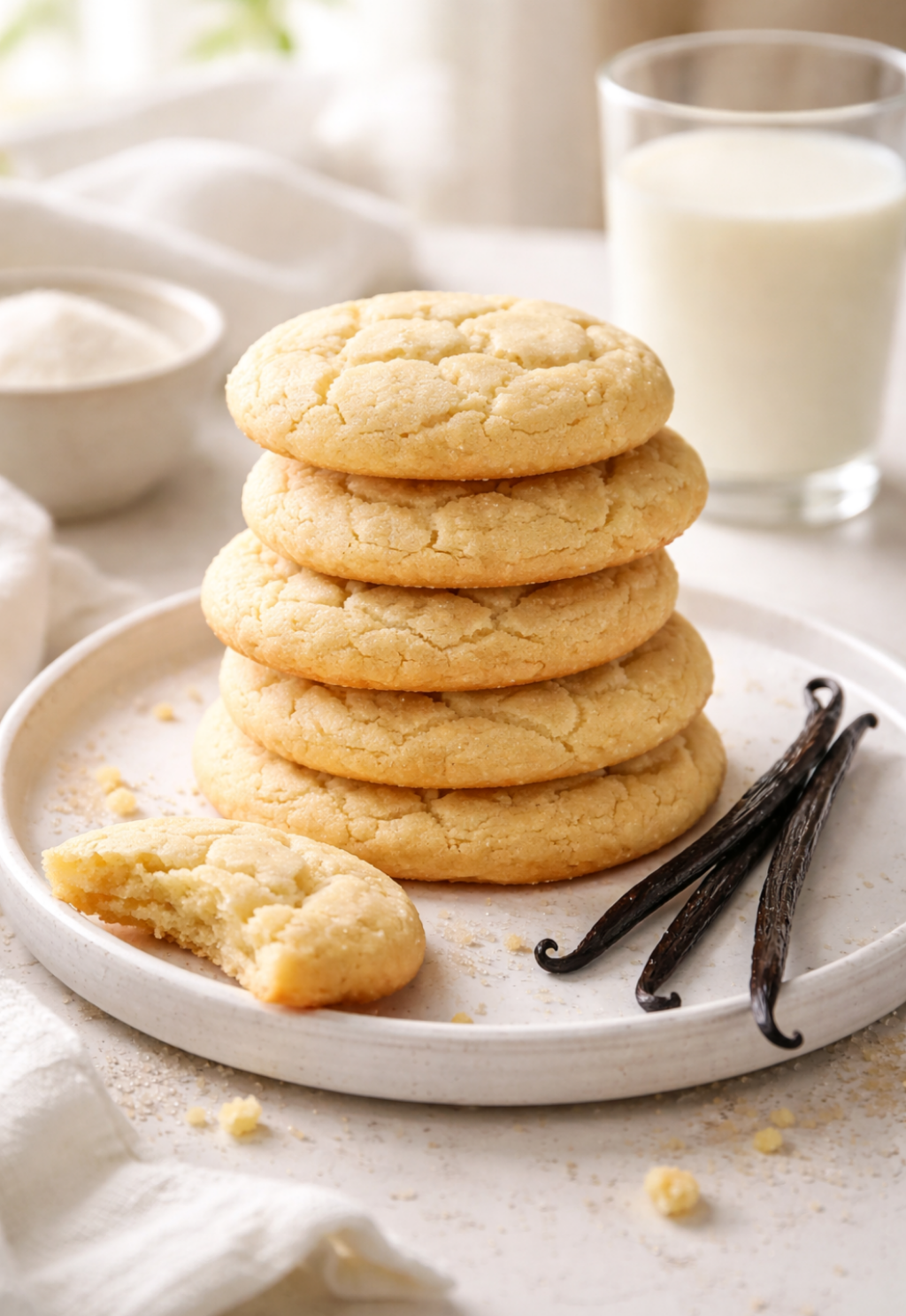 buttery soft vanilla cookies recipe 