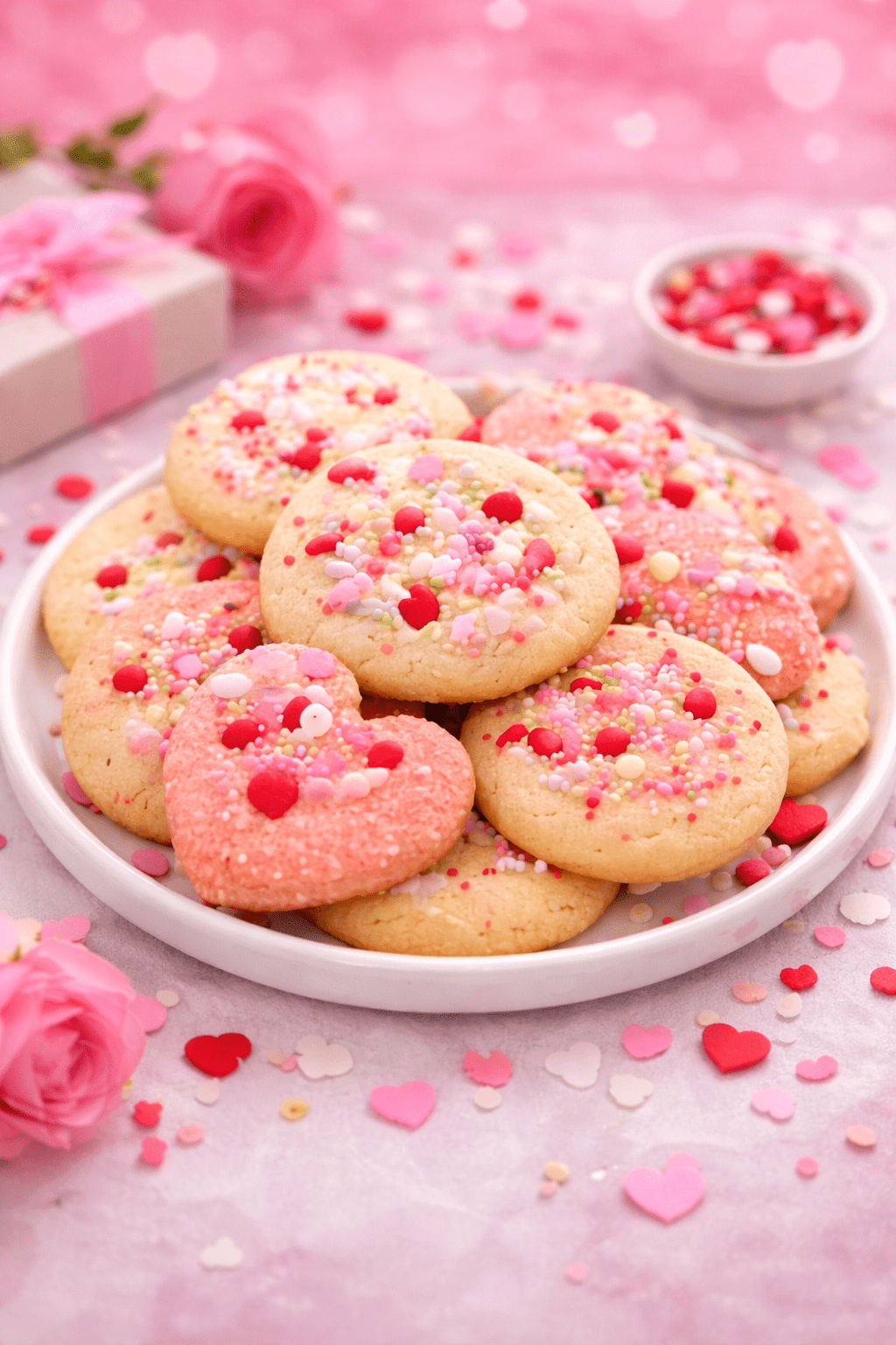 Valentine’s Day Vanilla Cookies recipe 