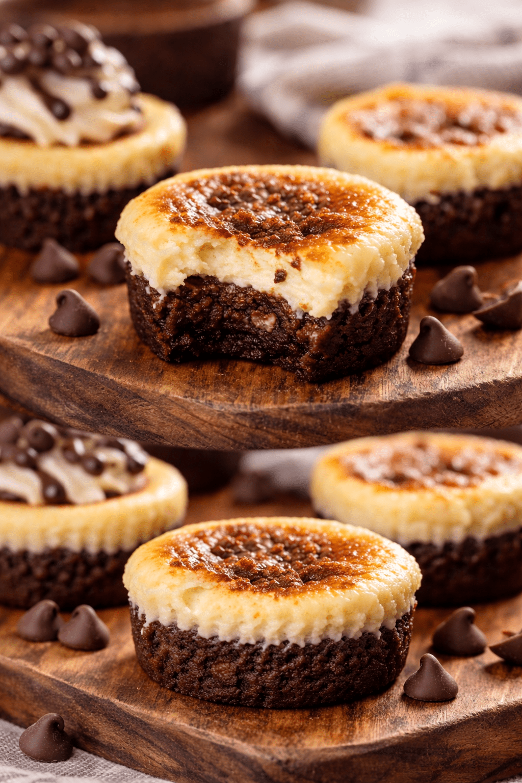 Mini Brownie Cheesecakes recipe 