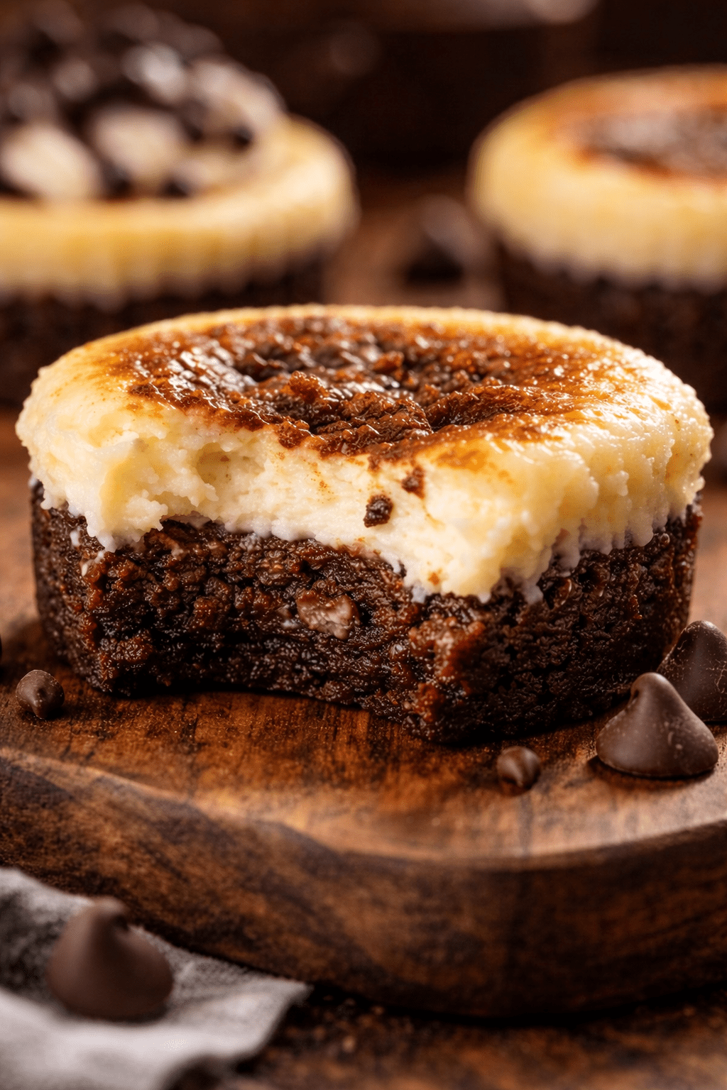 How to make Mini Brownie Cheesecakes
