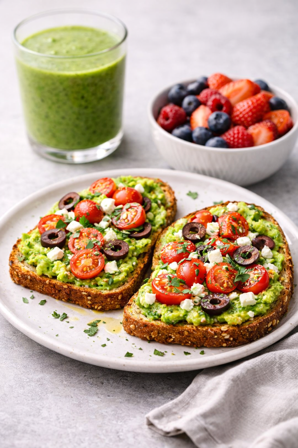 Mediterranean Avocado Toast recipe 