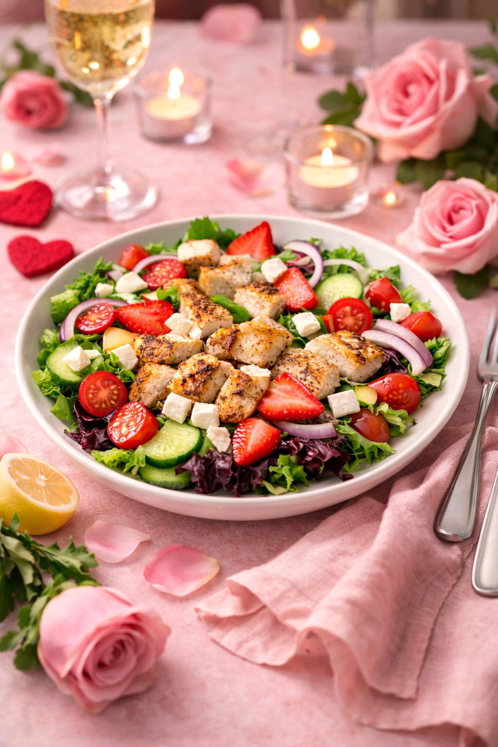 Valentine’s Chicken Salad Recipe (Romantic, Fresh & Easy)