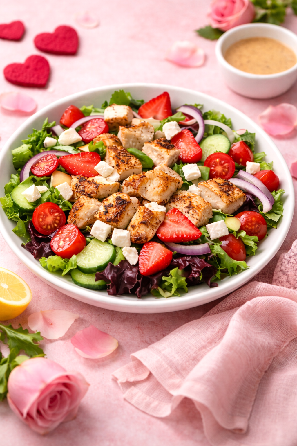 Valentine’s Chicken Salad Recipe (Romantic, Fresh & Easy)