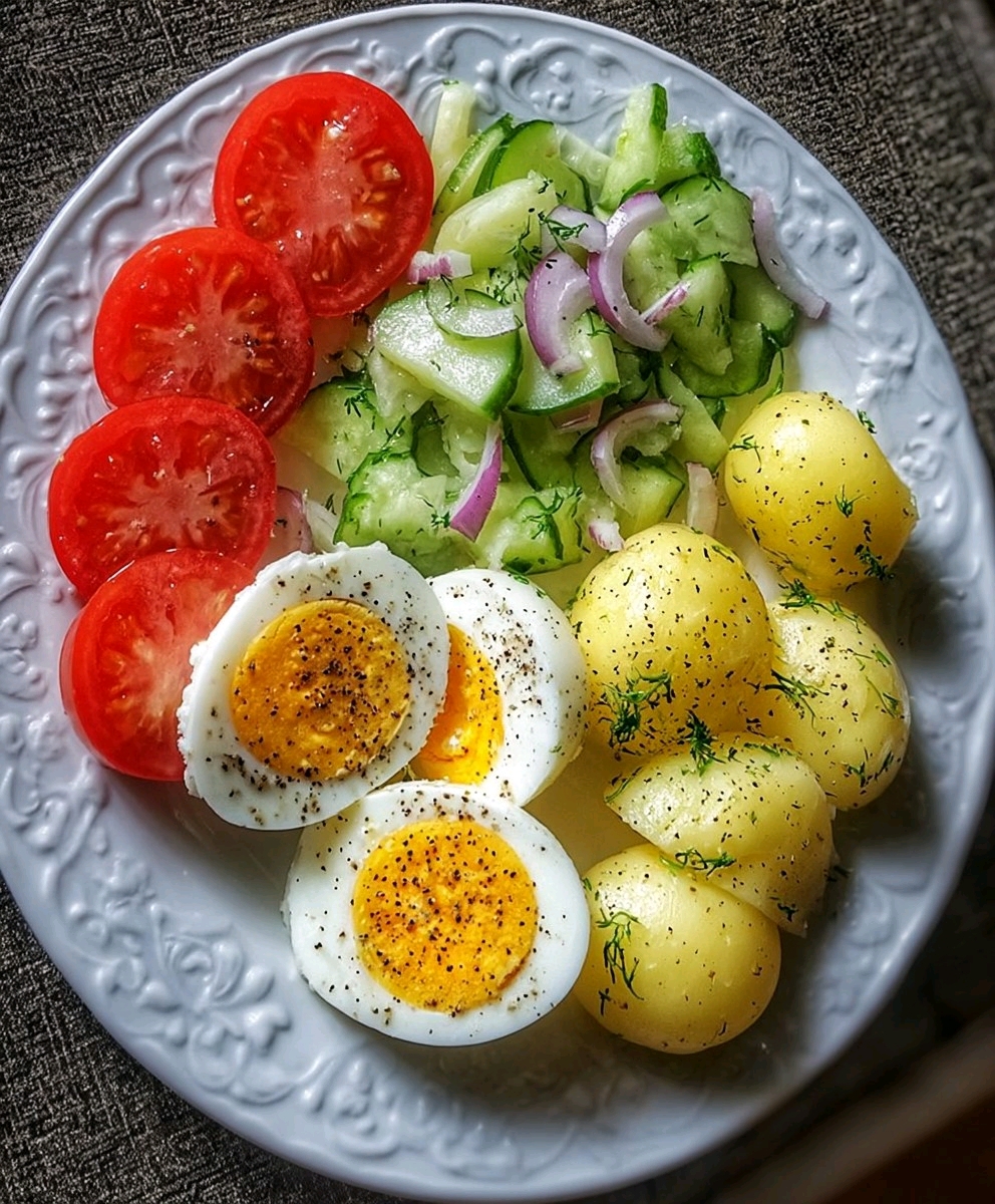 How to prepare Simple Egg and Potato Salad