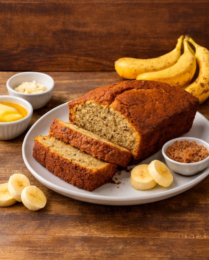 Homemade Banana Bread recipe 