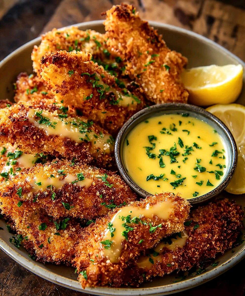 Crispy Parmesan Chicken Tenders recipe 
