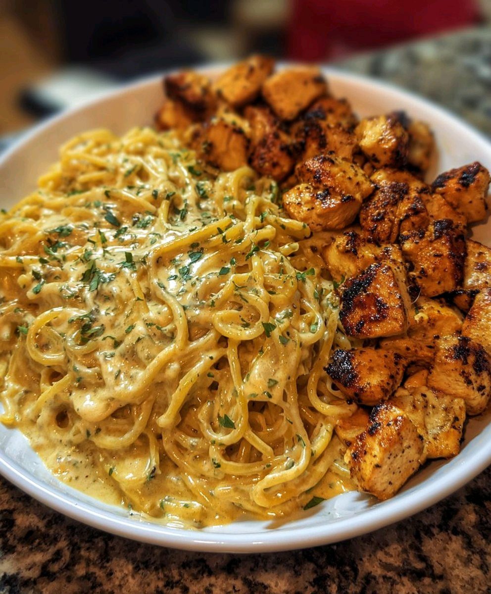 How to prepare Creamy Garlic Chicken Pasta