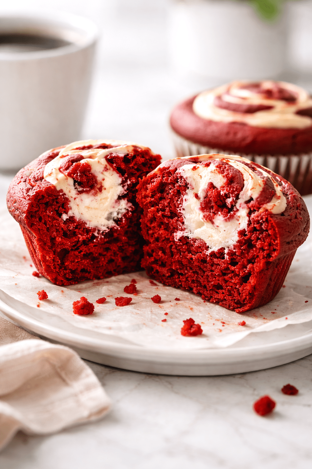 How to make Cream Cheese Red Velvet Muffins