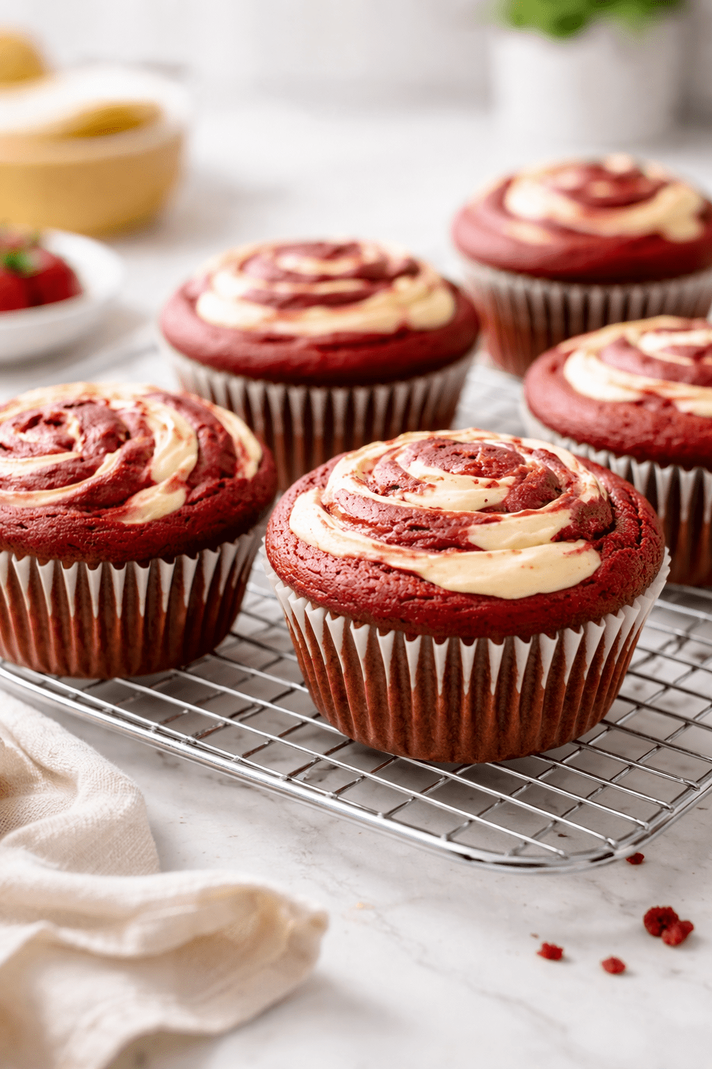 Cream Cheese Red Velvet Muffins recipe 