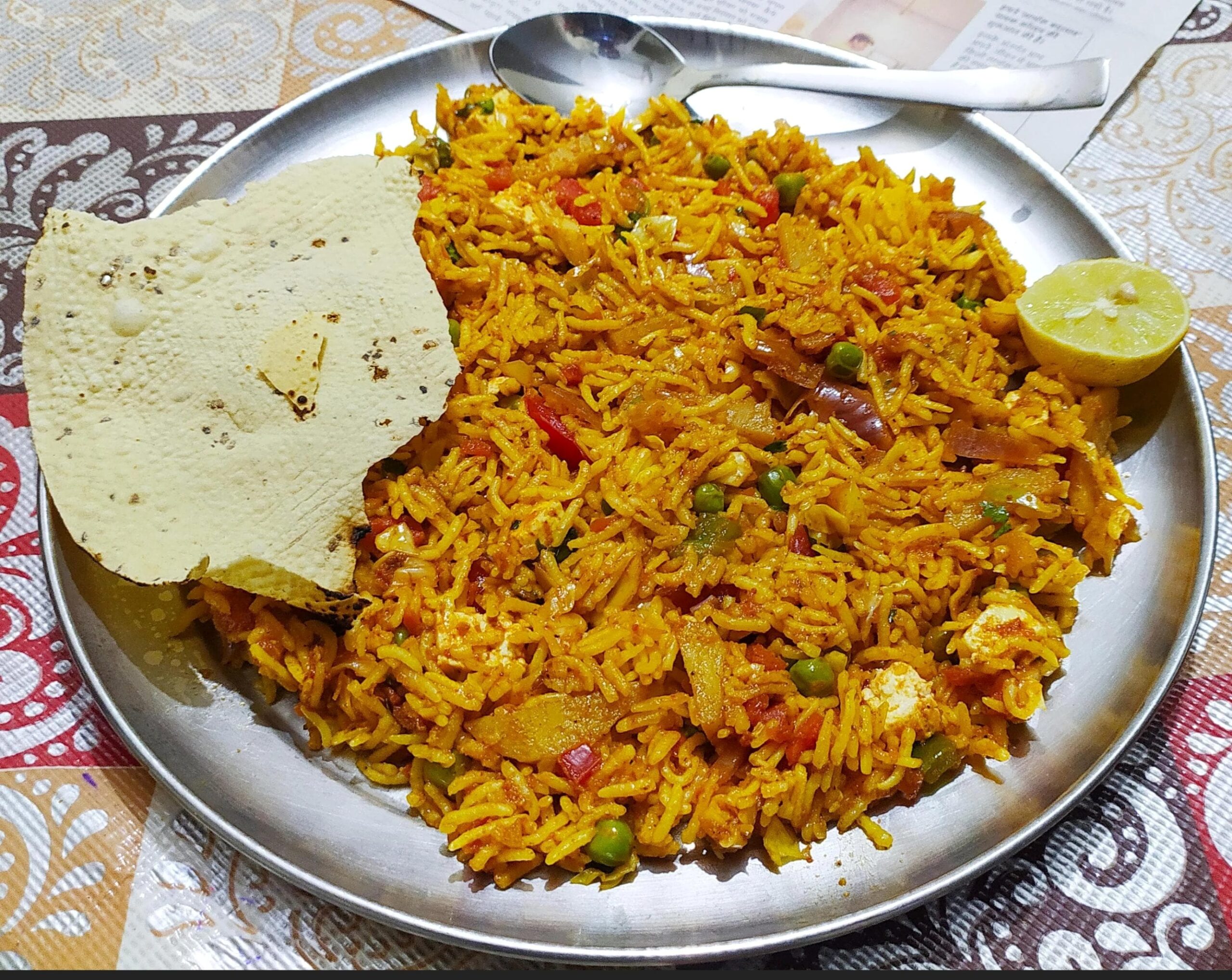 How to make Homemade Tawa Pulao