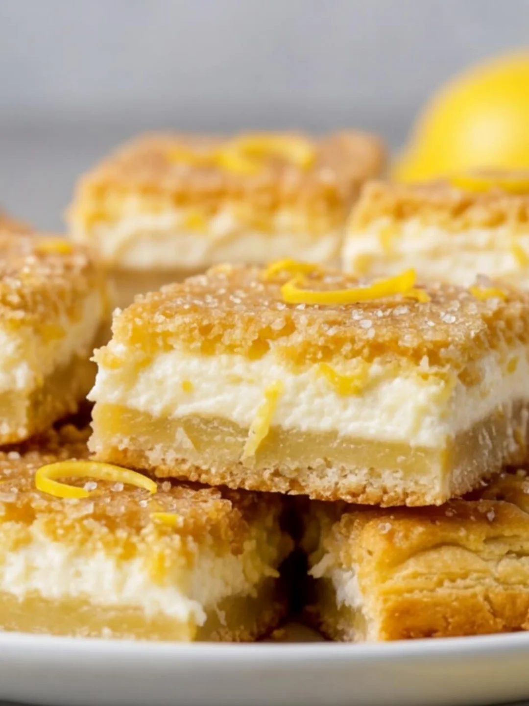 Lemon Cream Cheese Bars recipe 