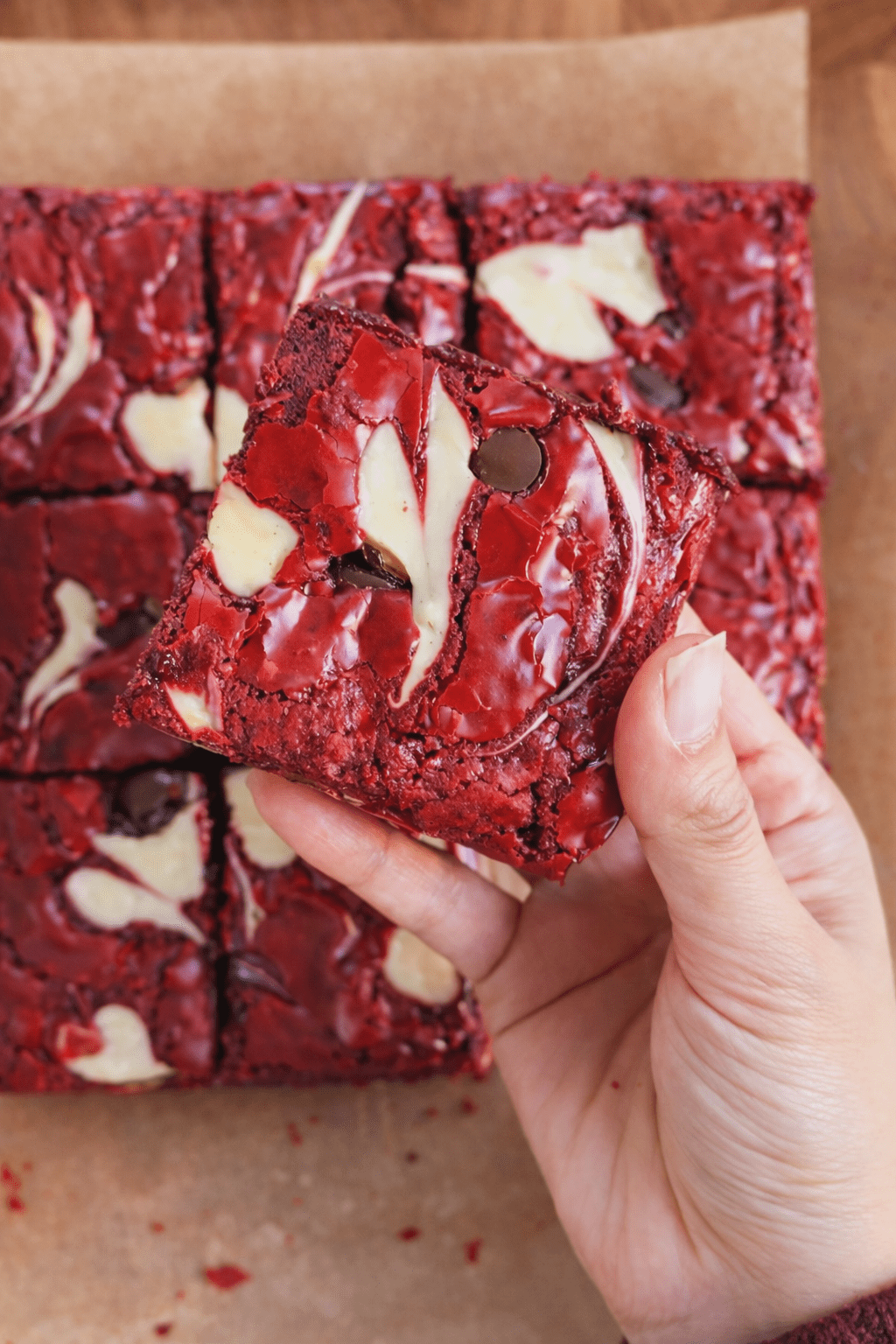 How to make Red Velvet Cheesecake Brownies