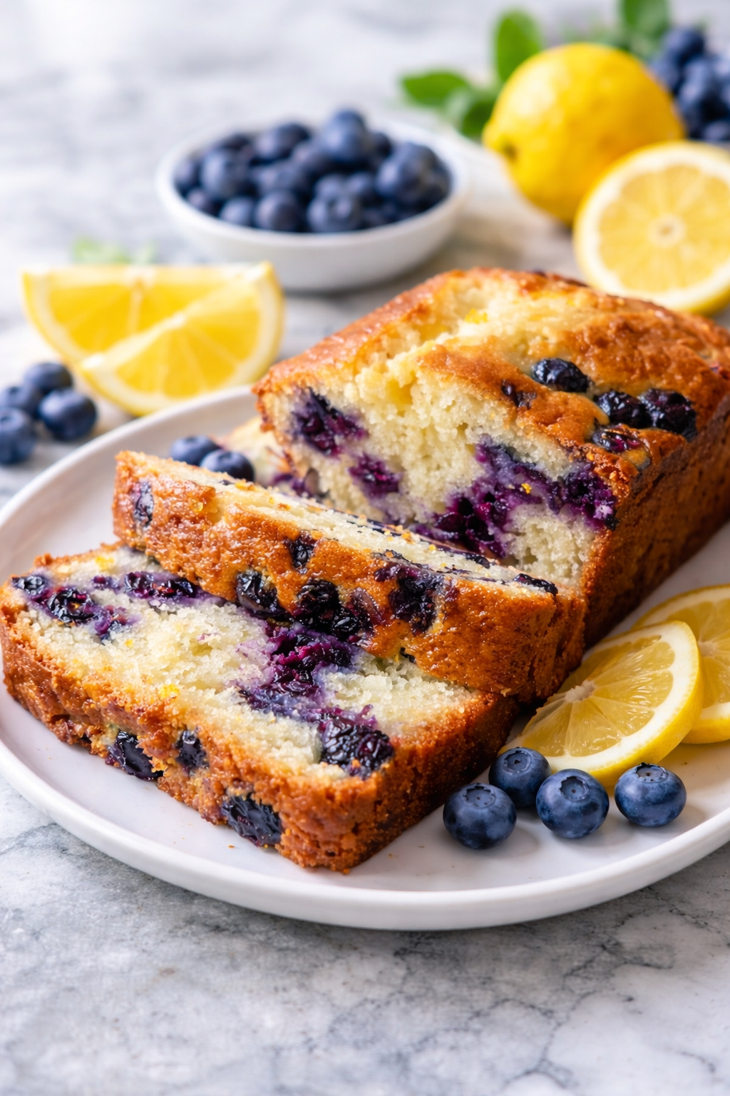How to make Blueberry Lemon Cottage Cheese Loaf