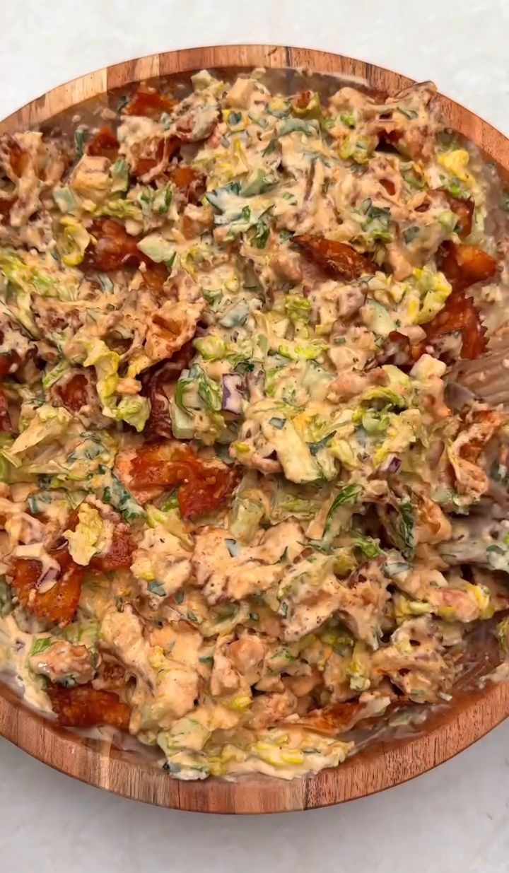 Crispy Pasta Caesar Salad recipe 