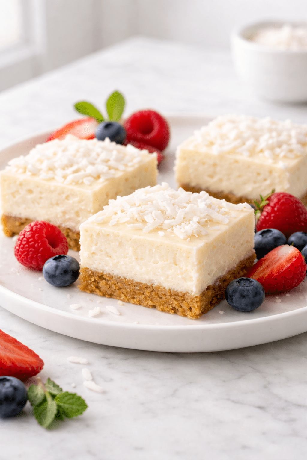 How to make Coconut Cheesecake Bars