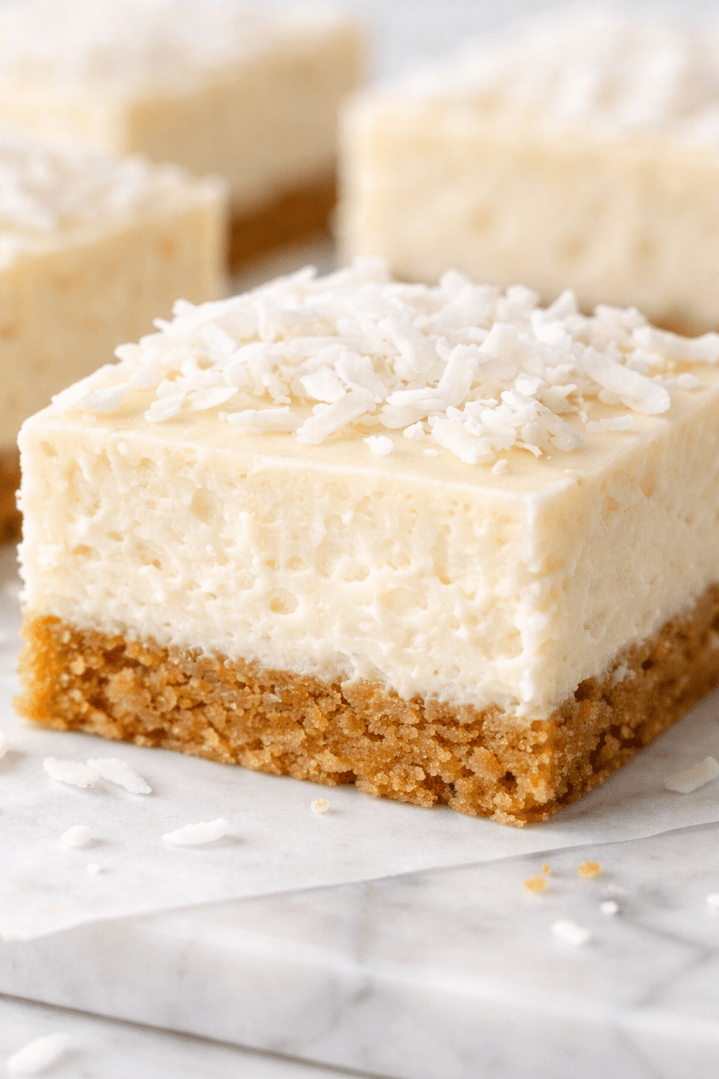 Coconut Cheesecake Bars recipe 