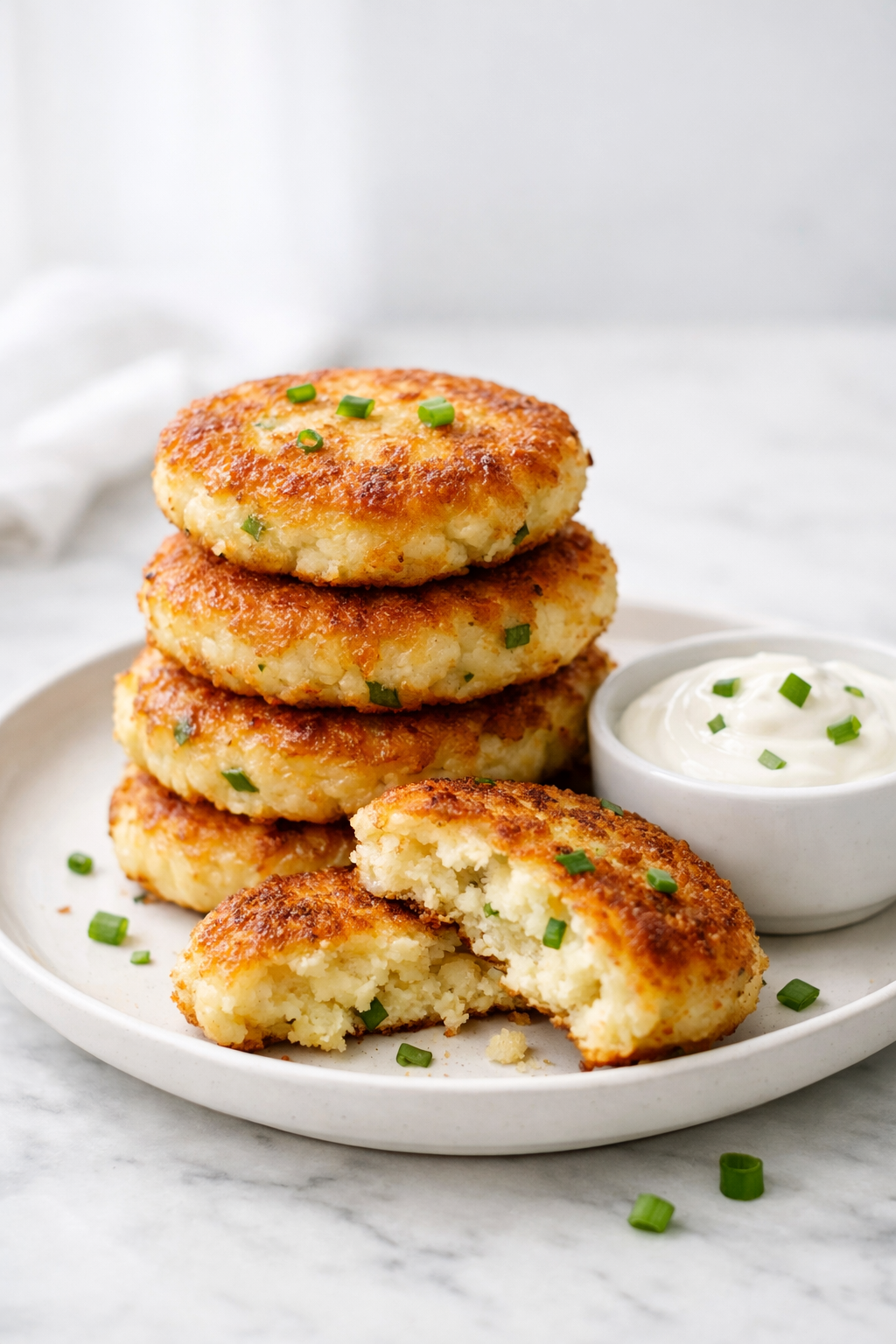 How to make leftover potato patties