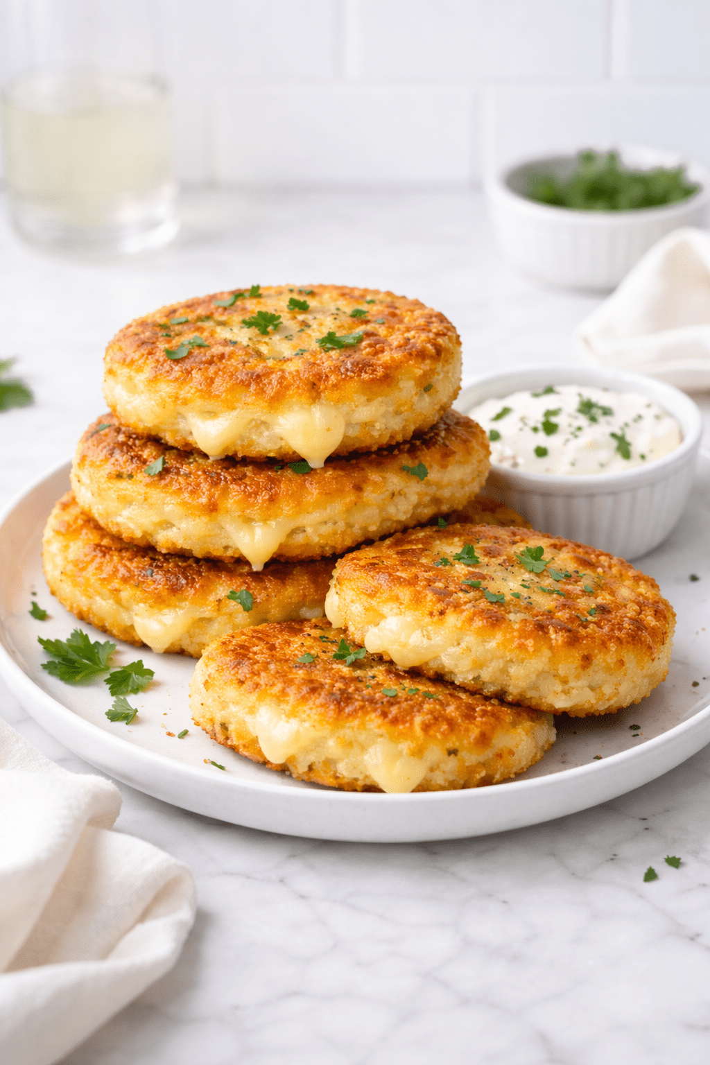 Potato Cheese Cakes recipe 