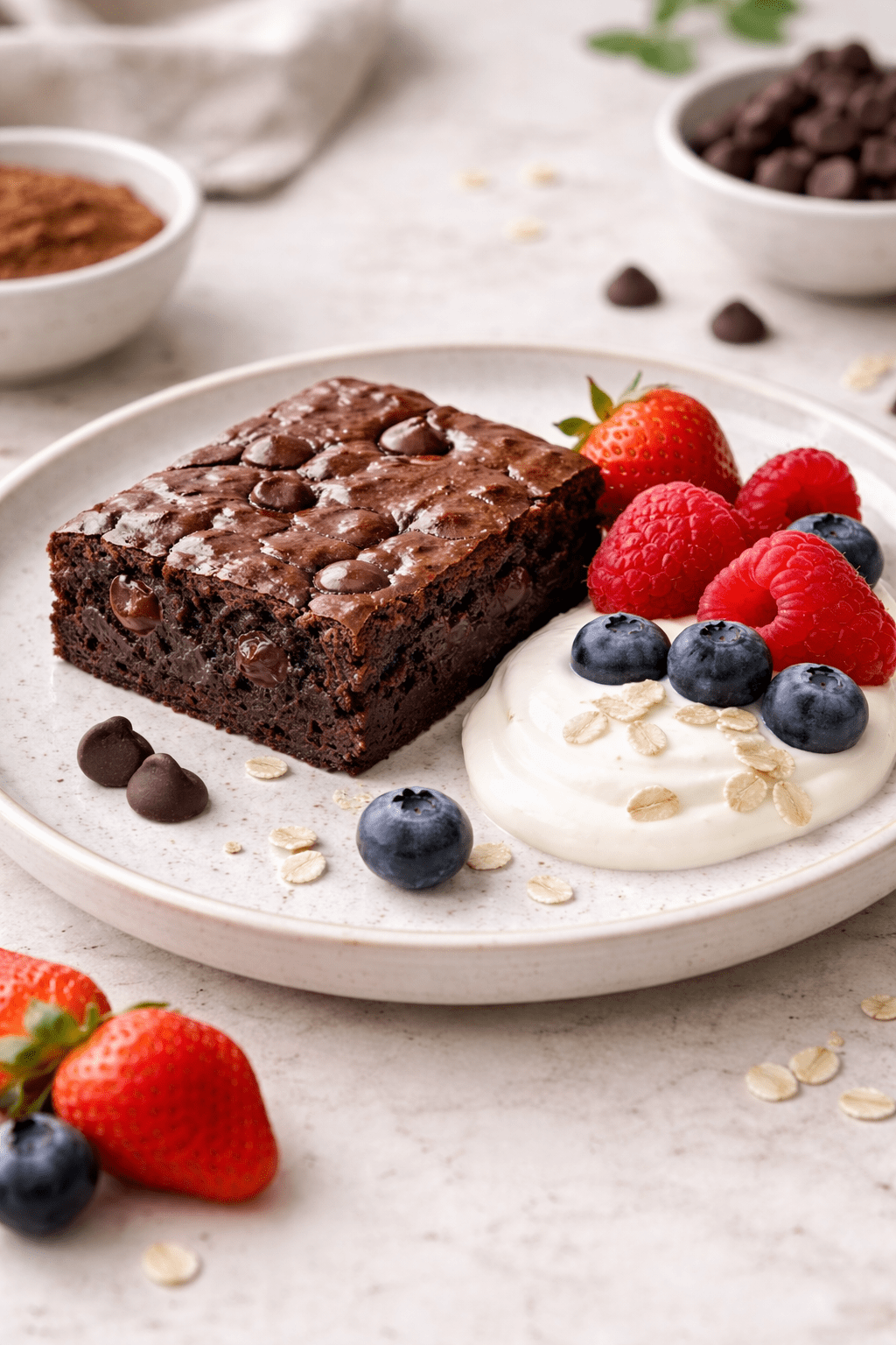 How to make healthy chocolate brownies