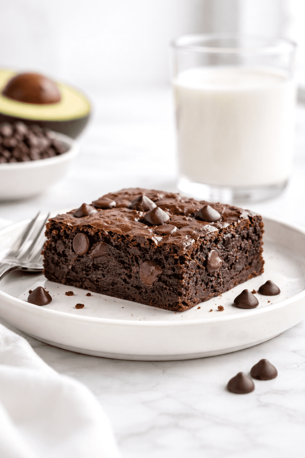 How to make healthy chocolate avocado brownies