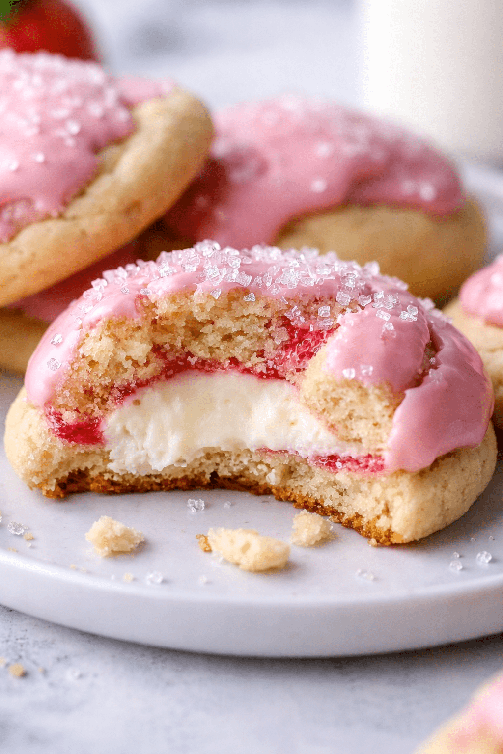 Strawberry Cheesecake Cookies recipe 