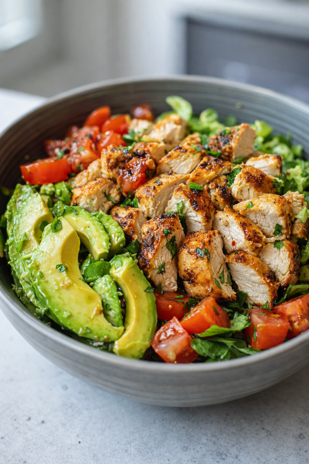 How to make Quick and healthy avocado chicken salad