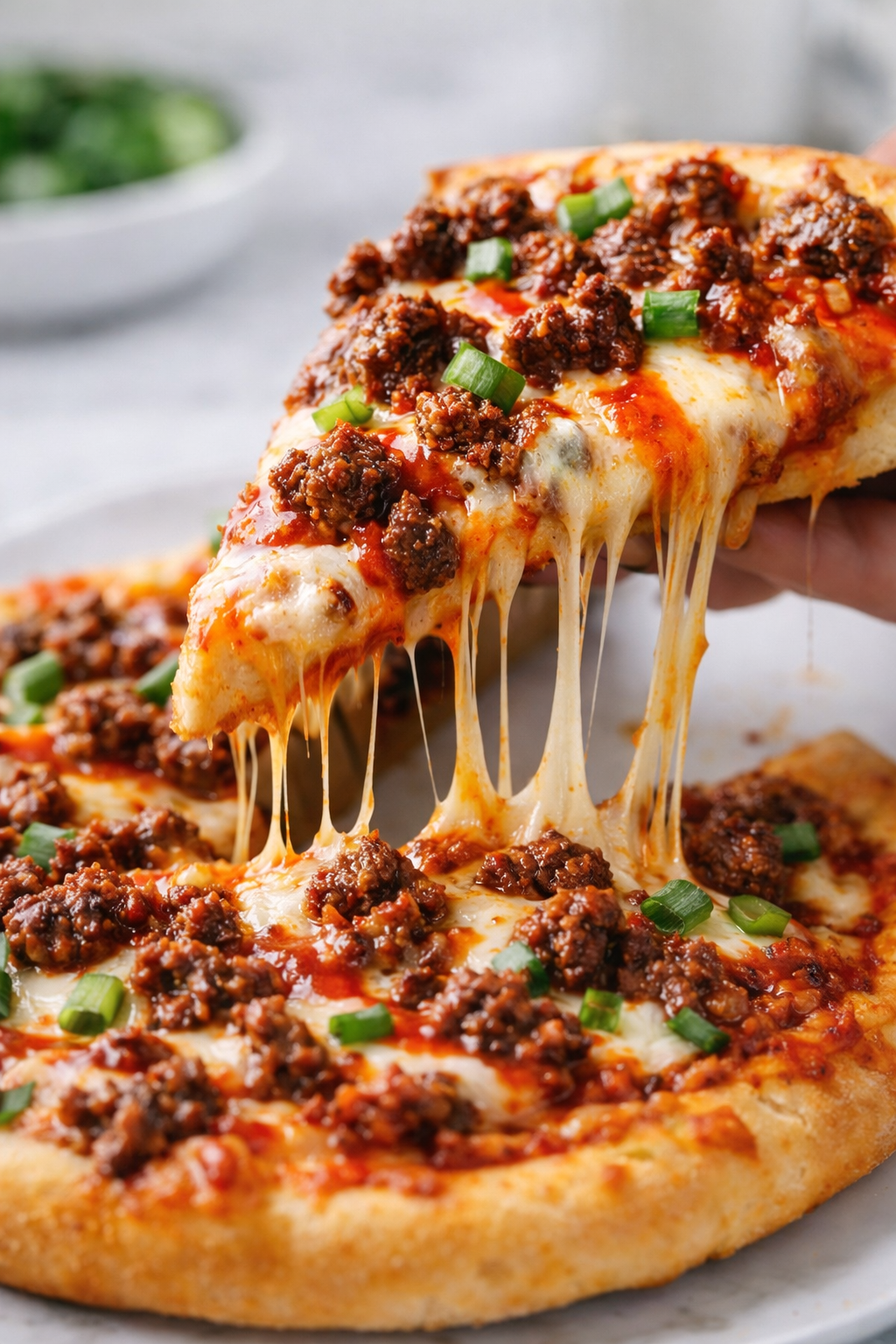 How to make Buffalo beef pizza