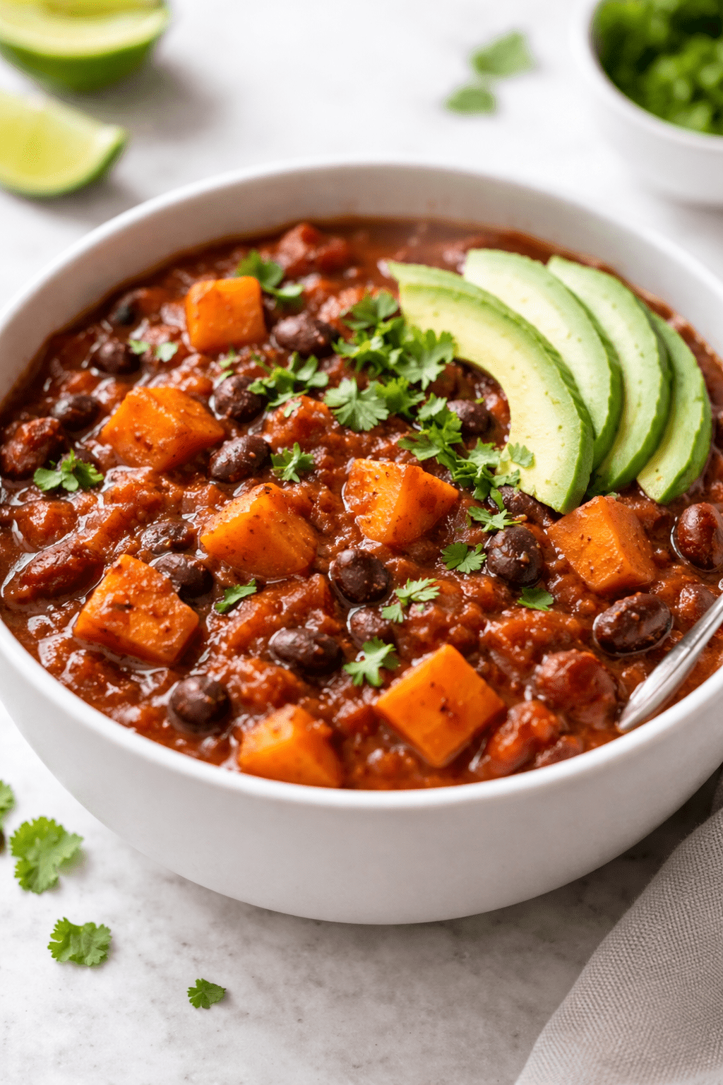 How to prepare Sweet potato chili 
