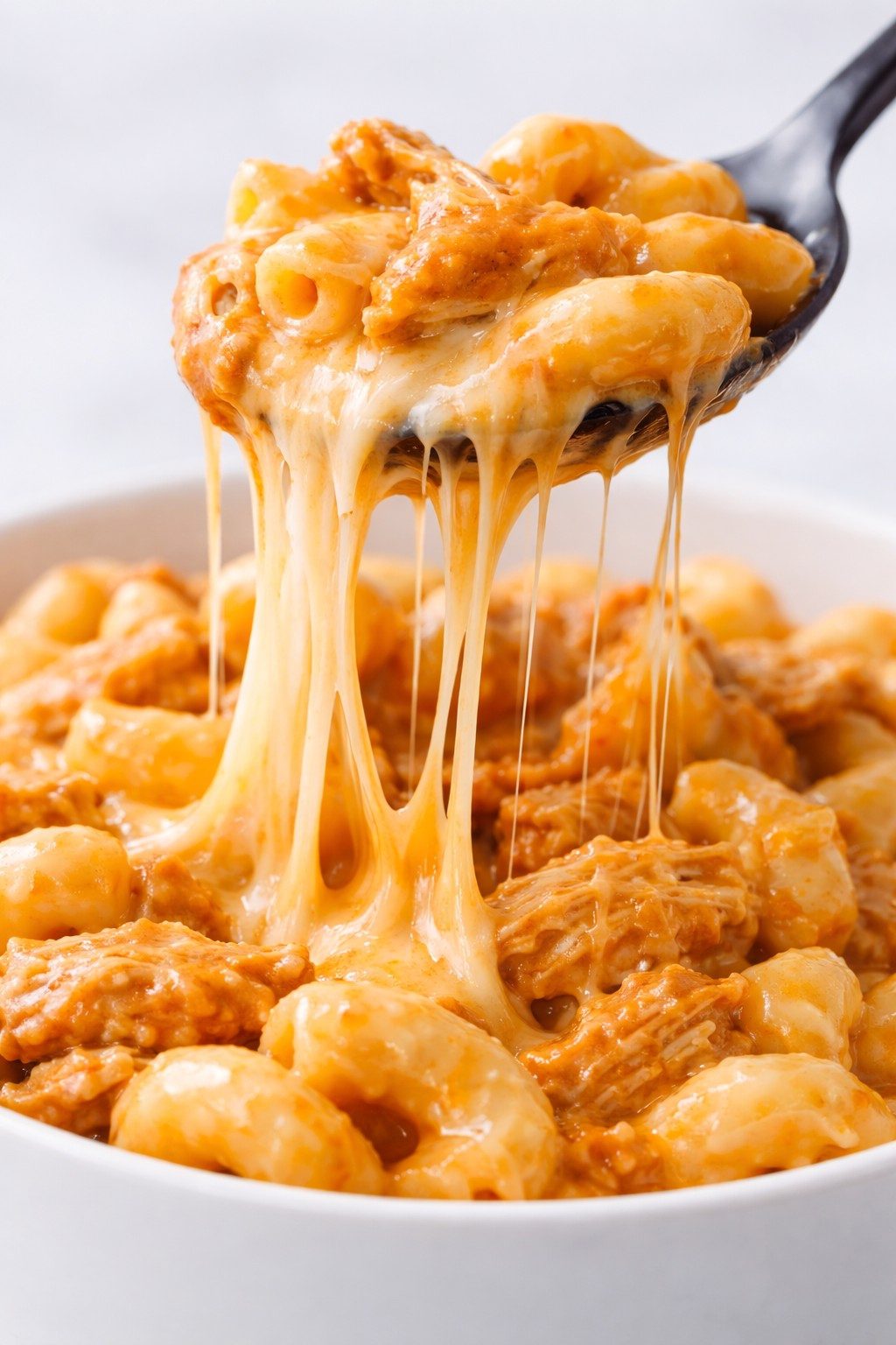How to make Buffalo chicken mac and cheese
