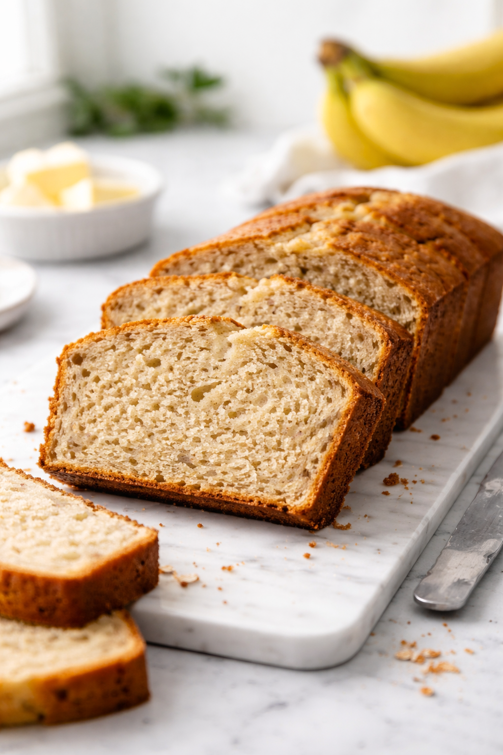 Fluffy banana bread recipe 