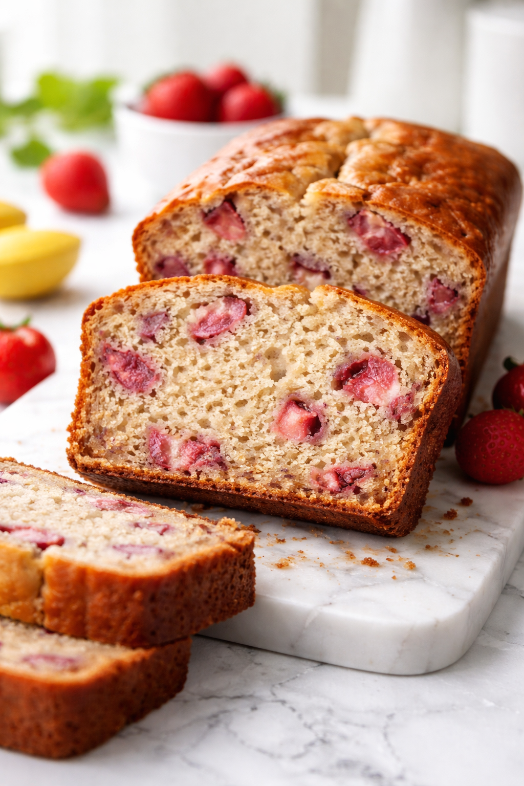strawberry banana bread recipe 