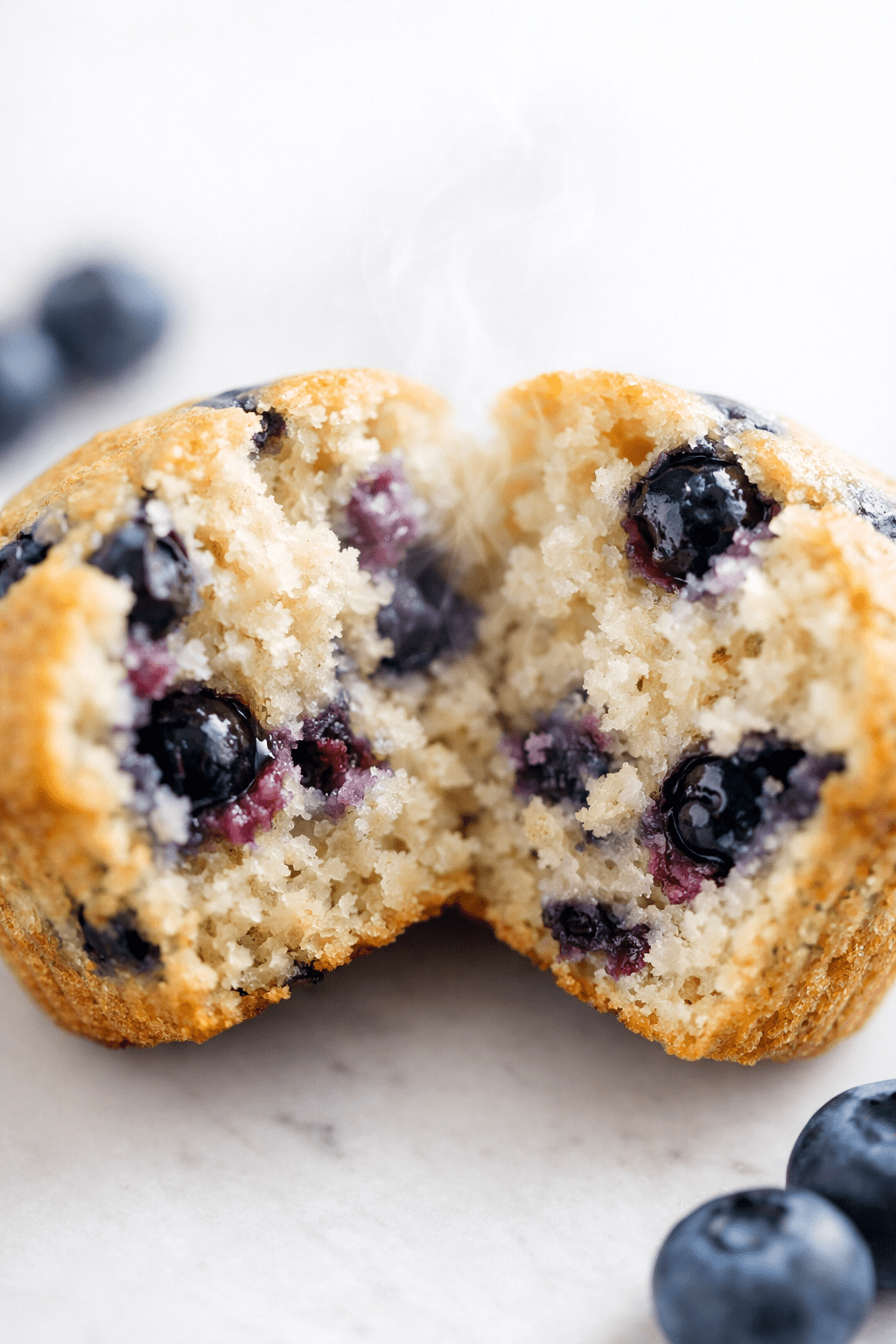 Healthy blueberry protein muffins recipe 