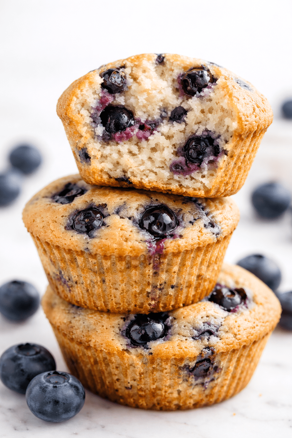 How to make Healthy blueberry protein muffins