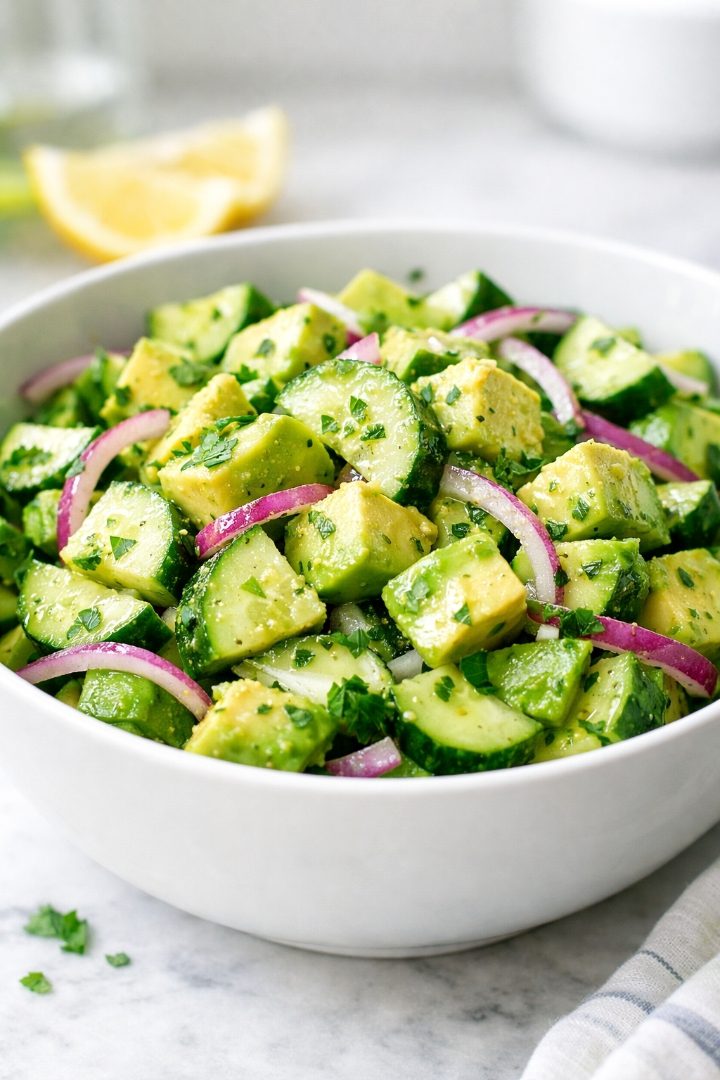 Avocado Cucumber Salad recipe 