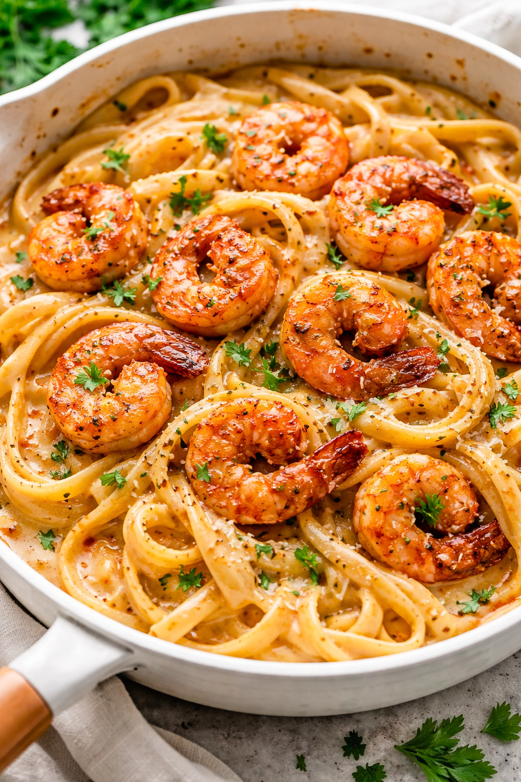 Creamy Cajun Shrimp Pasta recipe 