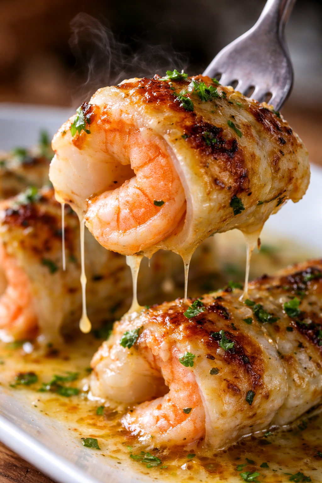 How to make Garlic Butter Shrimp with Cheesy Topping